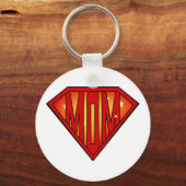 Bester Super Mama Schlüsselanhänger (Vorderseite)