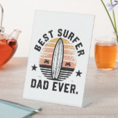 Bester Surfer-Vater je Sockelschild (In Situ)