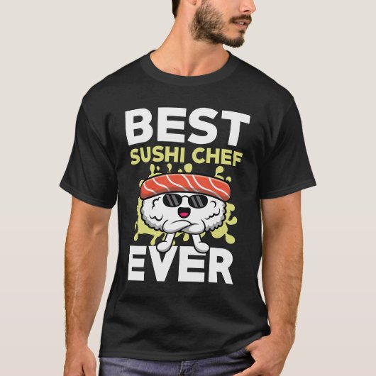 Bester Sushi-Koch je T-Shirt (Vorderseite)