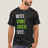 Bester SWIM COACH je T-Shirt (Vorderseite)