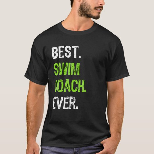 Bester SWIM COACH je T-Shirt (Vorderseite)
