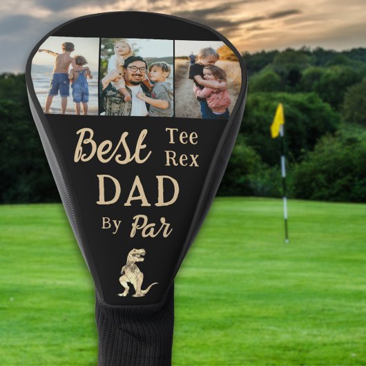 Bester T-Shirt Rex Vater Par 3 FotoCollage Golf Headcover