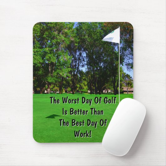 Bester Tag des Golfs Mousepad (Mit Mouse)
