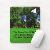 Bester Tag des Golfs Mousepad (Mit Mouse)