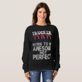 Bester Tag des Vaters für LKW-Vaters Sweatshirt (Vorne ganz)