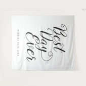 Bester Tag je benutzerdefinierter Hintergrund Hoch Wandteppich (Vorderseite (Horizontal))