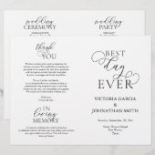 Bester Tag je, Hochzeitsfeier umkehrbar (Vorne/Hinten)