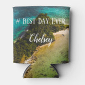 # Bester Tag je Island Urlaub zur Erinnerung Dosenkühler (Vorderseite)