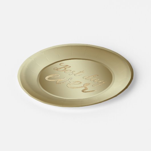 Bester Tag je Pappteller (Schrägansicht)