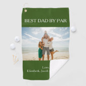 Bester Tag nach Par Custom-Foto Golfhandtuch (Insitu)