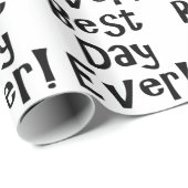 Bester Tag überhaupt! Geschenkpapier (Rolleneckpunkt)