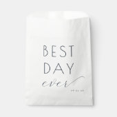 Bester Tag überhaupt Optimistisch Minimalistisch Geschenktütchen (Vorderseite)