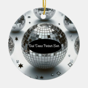 Bester Tanzpartner Disco-Kugel Keramik Ornament