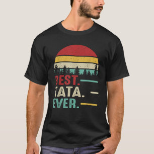 Bester Tata Aller Zeiten Lustiges Retro Vintage Op T-Shirt