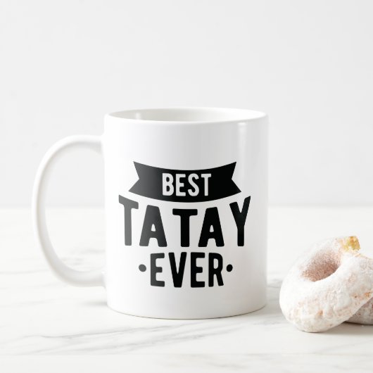 Bester Tatay überhaupt bester Kaffeetasse (Mit Donut)