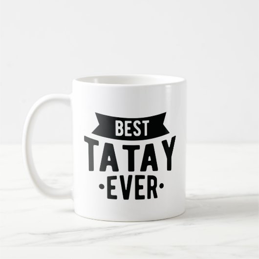 Bester Tatay überhaupt bester Kaffeetasse (Links)