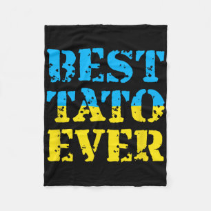 Bester Tato Aller Zeiten Ukraine Vatertag Ukrainis Fleecedecke