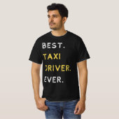 Bester Taxifahrer T-Shirt (Vorne ganz)