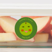 Bester Teacher Happy Apple Custom Award Etiketten (Befestigt)