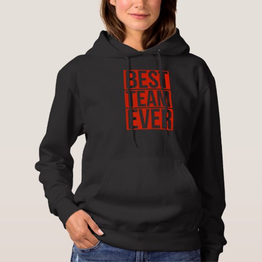 Bester Team-Team-Team-Outfits-Partner Hoodie (Vorderseite)