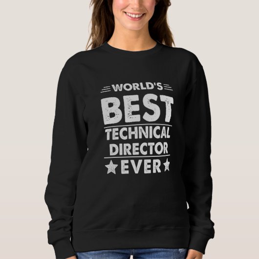 Bester technischer Direktor der Welt überhaupt Sweatshirt (Vorderseite)