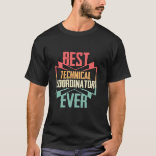 Bester technischer Koordinator aller Zeiten Vintag T-Shirt