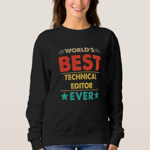Bester technischer Redakteur von Retro World aller Sweatshirt