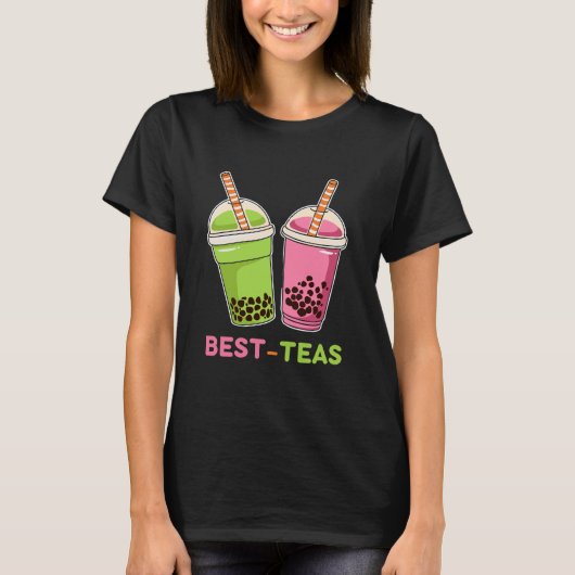 Bester Tee kawaii boba Bubble Perltee bester Freun (Vorderseite)