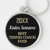 Bester Tennis-Trainer-Preis Schlüsselanhänger (Vorne)