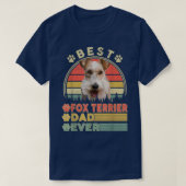 Bester Terrier Vater je Terrier Lover Dog Vathers T-Shirt (Design vorne)