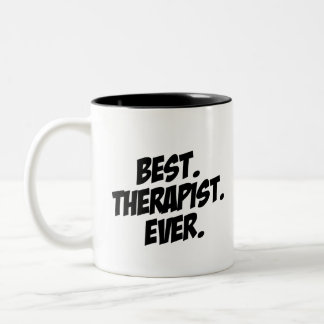 Bester Therapeut überhaupt Zweifarbige Tasse
