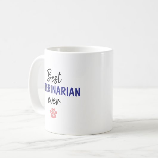Bester Tierarzt je Kaffeetasse (Vorderseite Links)