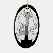 Bester Tierarzt Keramik Ornament (Rechts)