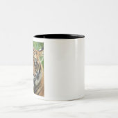 Bester Tiger Zweifarbige Tasse (Mittel)