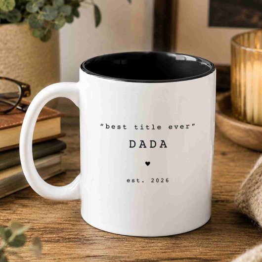 Bester Titel aller Zeiten Dada Individuelle Tasse