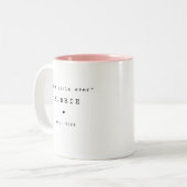 Bester Titel überhaupt Bubbie Custom-Mug Zweifarbige Tasse (Vorderseite Links)