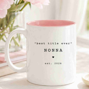 Bester Titel überhaupt Nonna Individuelle Tasse
