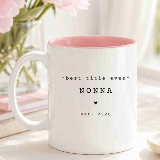 Bester Titel überhaupt Nonna Individuelle Tasse