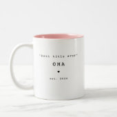 Bester Titel überhaupt Oma personalisierte Tasse (Links)