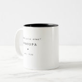 Bester Titel überhaupt Opa individuelles Tasse (Vorderseite Links)
