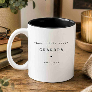 Bester Titel überhaupt Opa individuelles Tasse