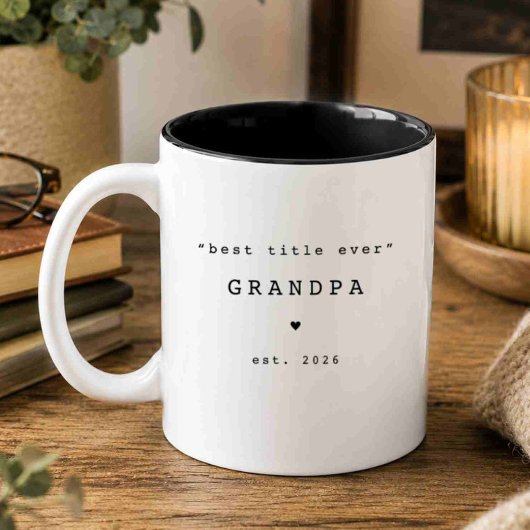 Bester Titel überhaupt Opa individuelles Tasse