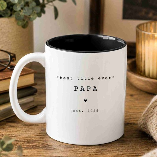 Bester Titel überhaupt Papa Individuelle Tasse