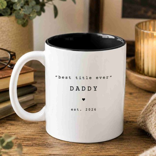 Bester Titel überhaupt Papa Individuelle Tasse