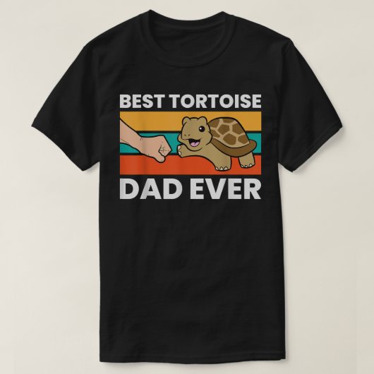 Bester Tortoise-Vater je T-Shirt (Design vorne)