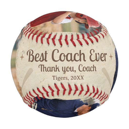 Bester Trainer Aller Zeiten 2 Foto-Trainer-Geschen Baseball (Rückseite)
