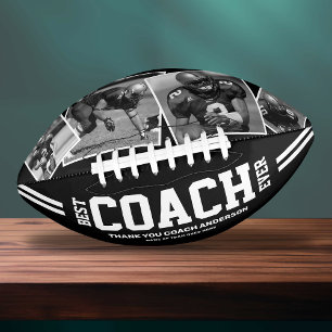 „Bester Trainer aller Zeiten“ 4-Foto-Team-Collage Football