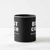 Bester Trainer Basketball Ball Danke Trainer Tasse (Zentrum)