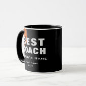 Bester Trainer Basketball Ball Danke Trainer Tasse (Vorderseite Links)