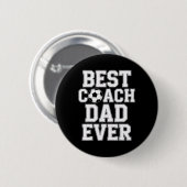 Bester Trainer Dad Ever Fußballspieler Coaching  Button (Vorne & Hinten)